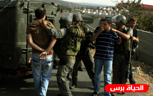 الاحتلال يعتقل 7 مواطنين من الضفة الغربية والقدس