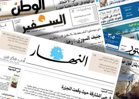 ابرز العناوين الفلسطينية في الصحف العربية الخميس