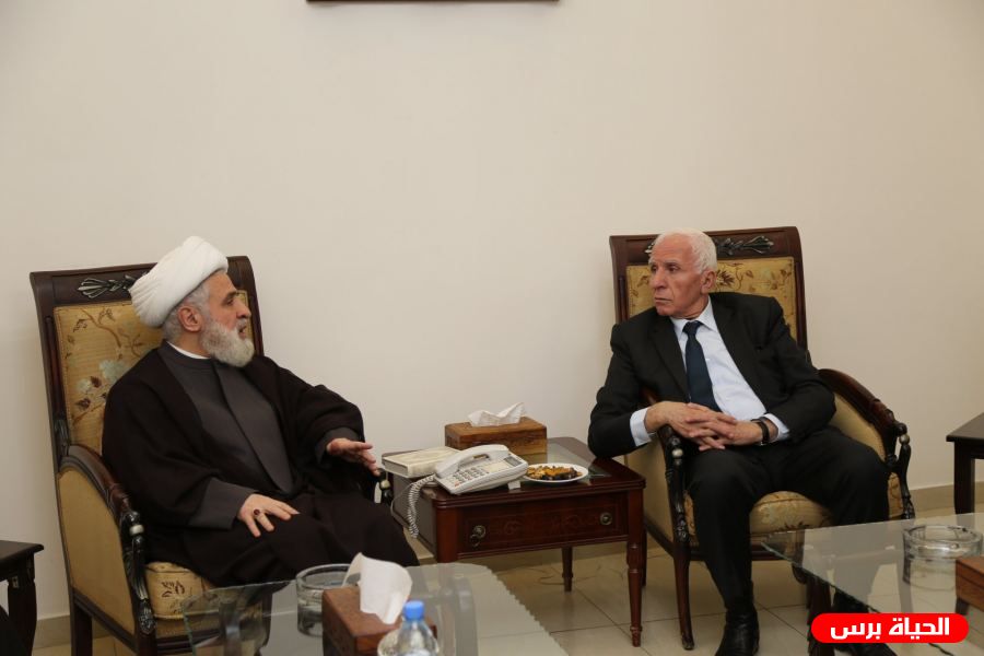عزام الأحمد يلتقي نائب الأمين العام لحزب الله ونائب الأمين العام للجبهة الديمقراطية