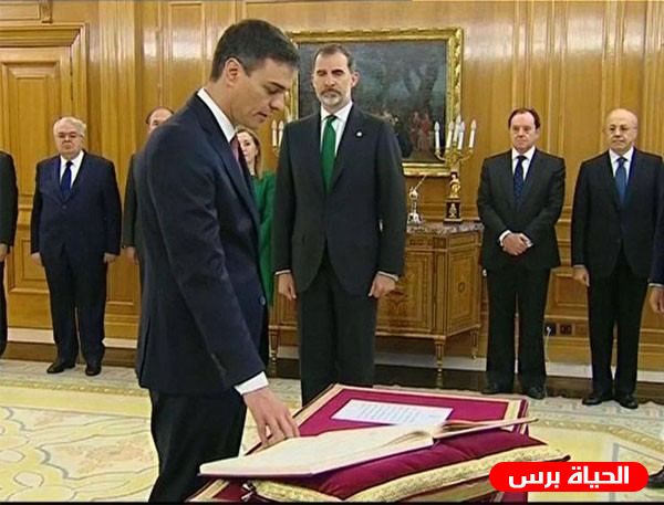 الرئيس يهنئ بيدرو سانشيز بتكليفه بتشكيل الحكومة الإسبانية