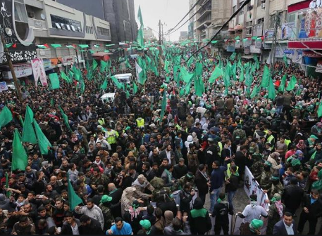 حماس تنظم مسيرات دعماً للقدس على مدار عدة أيام في غزة