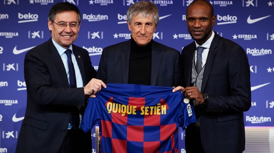 مدرب برشلونة الجديد كيكي سيتين : لم أتخيل أن أكون هنا يوماً