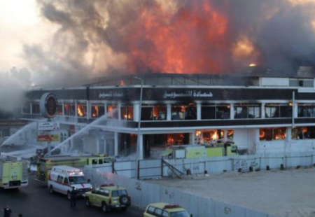 تفاصيل حريق جدة 