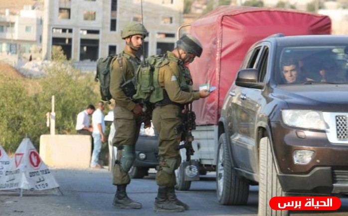 الاحتلال ينصب حواجز عسكرية ويعيق حركة المواطنين جنوب جنين