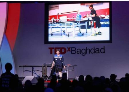 An interview with the Iraqi table tennis champion, Najla Imad