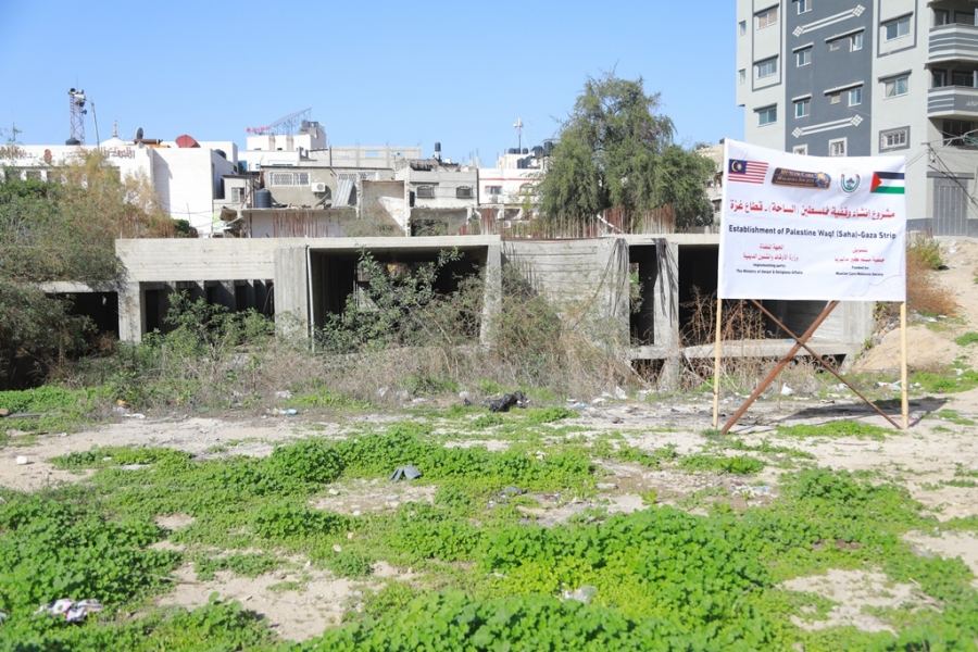 بتكلفة (1,774,600$) .. الأوقاف تشرع بإعمار مشروع وقفية فلسطين بمنطقة الساحة