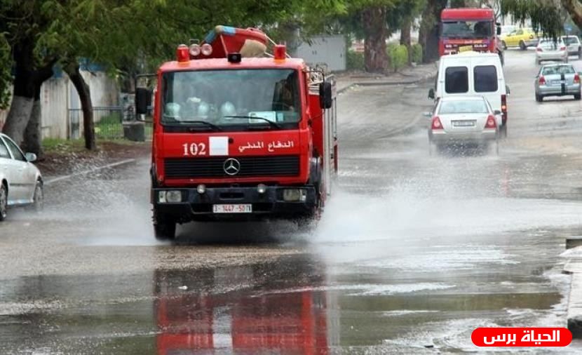 الدفاع المدني : شوارع المحافظات مفتوحة طواقمنا استجابة لـ 400 حدث
