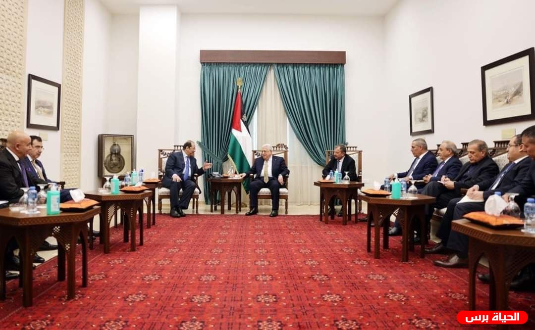 الرئيس عباس يلتقي مديري مخابرات مصر والأردن