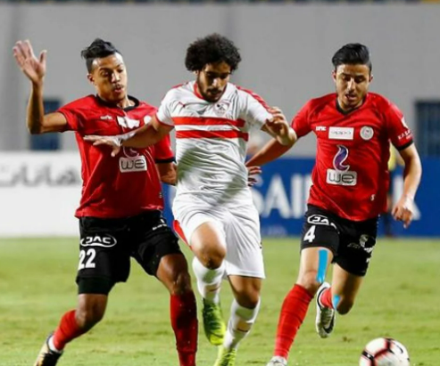 مباراة الزمالك ضد الداخلية - الدوري المصري الممتاز