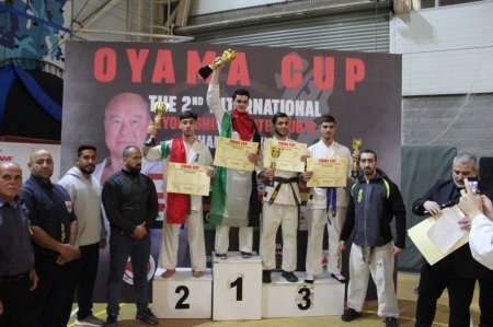 زيد وسيم وني يحرز المرتبة الأولى لفلسطين في البطولة الدولية الثانية للأندية كيوكوشنكاي" كأس أوياما الدولي