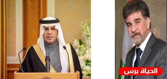 السفير عبد الهادي يلتقي سفير المملكة العربية السعودية لدى دمشق ويطلعه على آخر تطورات الأوضاع في فلسطين