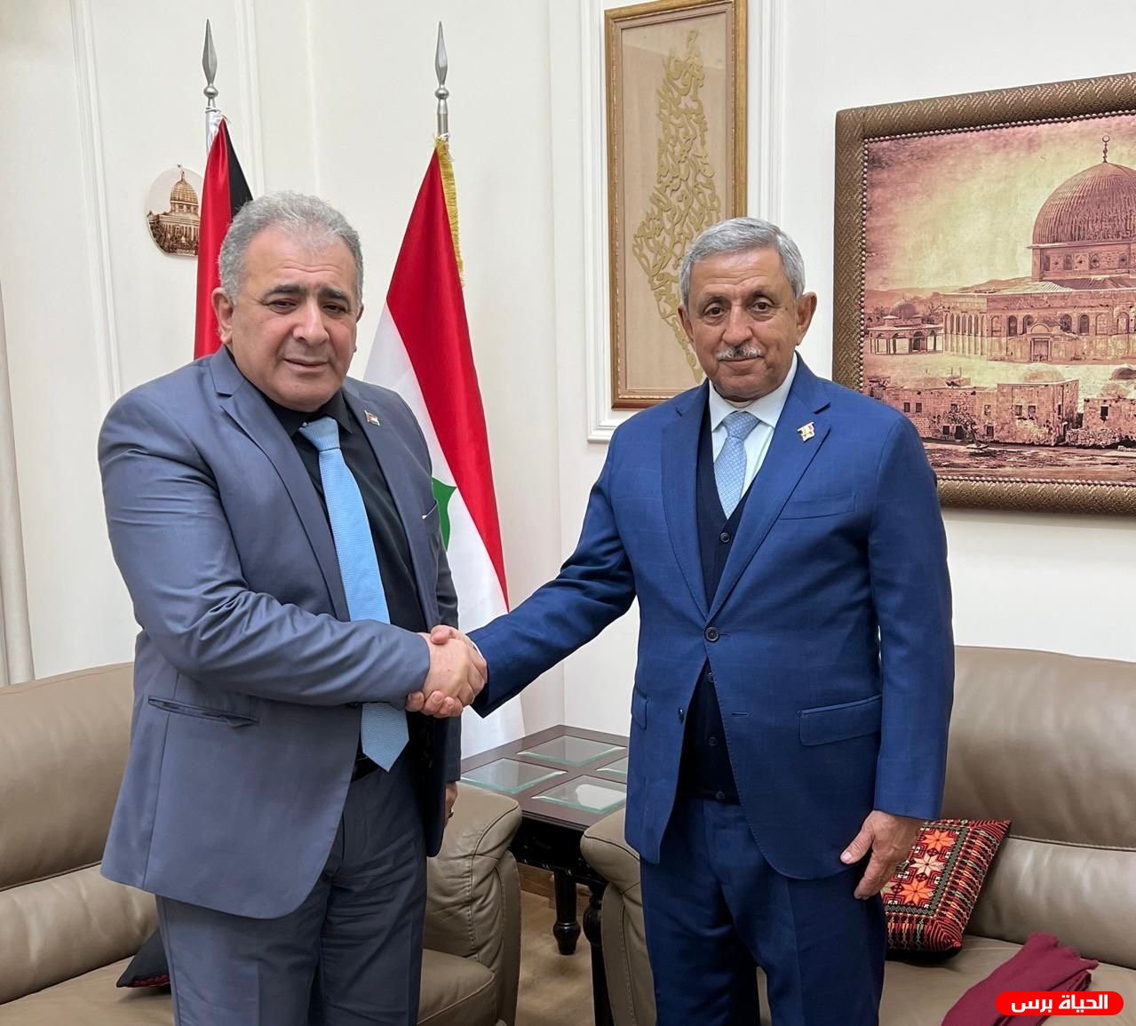 السفير الاسعد يستقبل السفير اليمني في لبنان