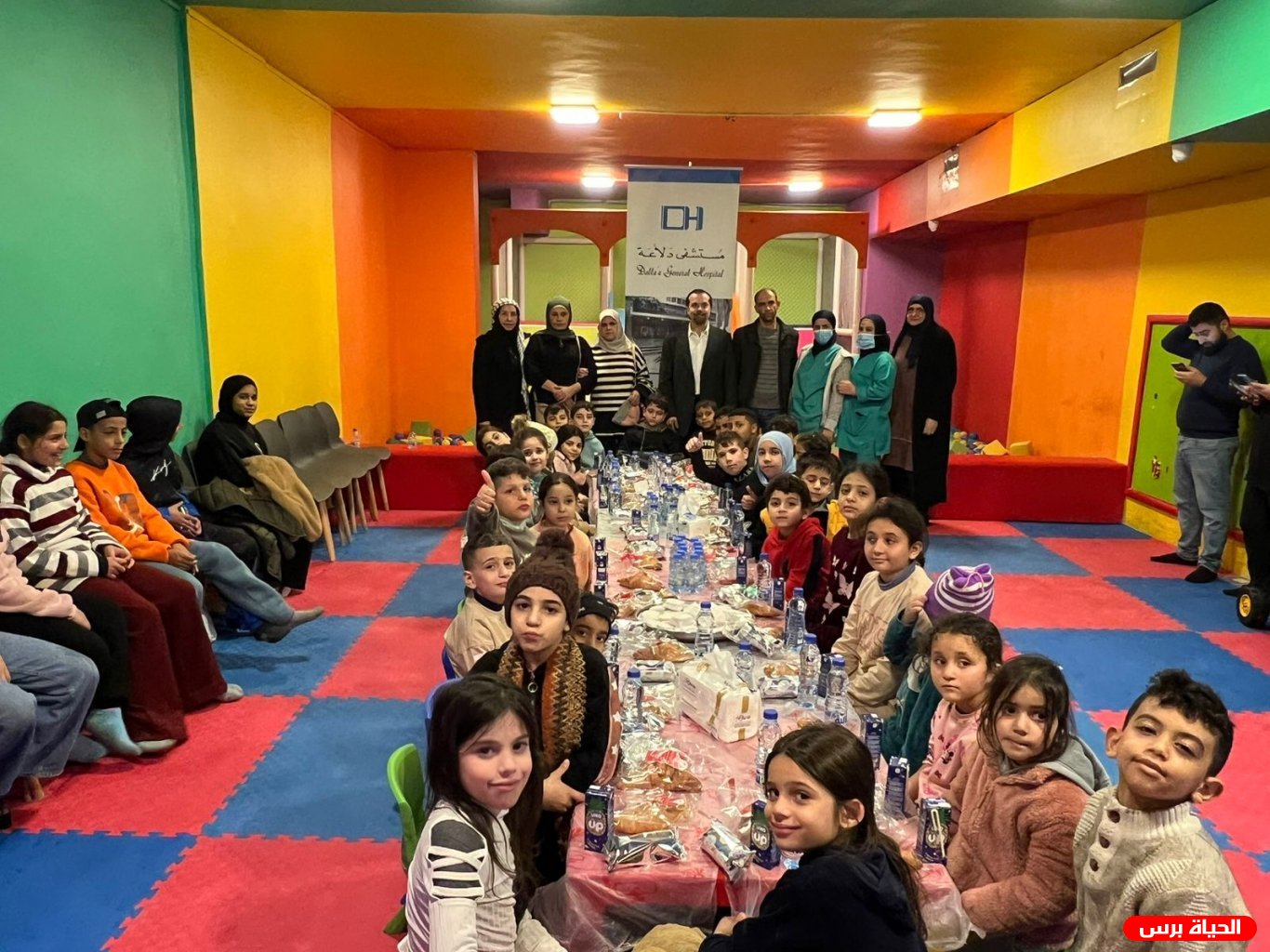 مستشفى دلاعة تستقبل ثلة من الأطفال في نشاط ترفيهي وإنساني لمناسبة الأعياد