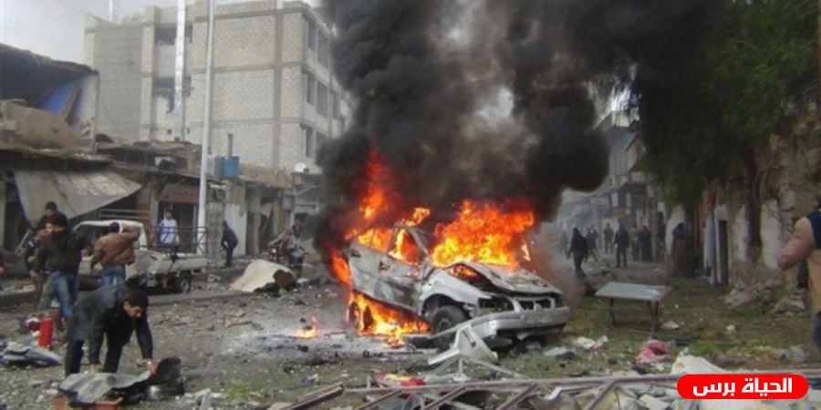 مقتل 3 مواطنين في انفجار سيارة مفخخة بمدينة الرقة السورية