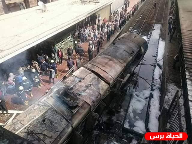 تكليف وزير الكهرباء المصري بمهام وزير النقل مؤقتا على خلفية حادث حريق القطار