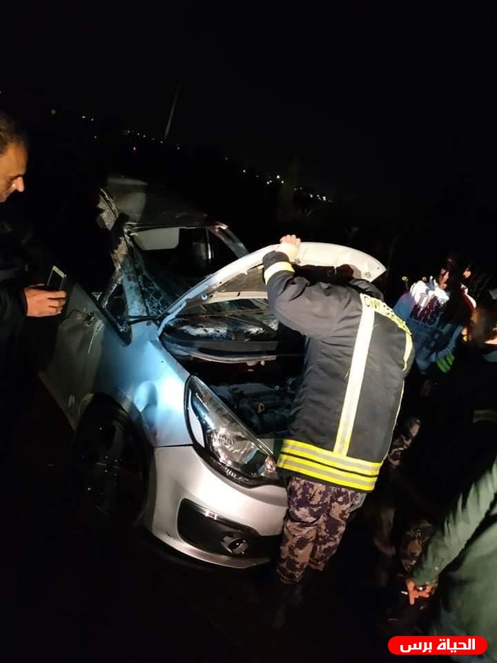 إصابة خمسة مواطنين في حادث سير ذاتي في جنين