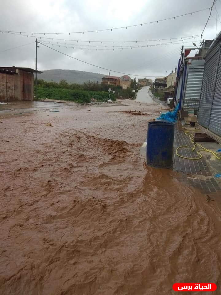 إغلاق شوارع في بدو وسميراميس وكفر عقب بالقدس بسبب الأمطار الغزيرة