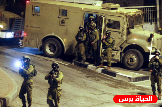 الاحتلال يعتقل 20 مواطناً من أنحاء الضفة الغربية