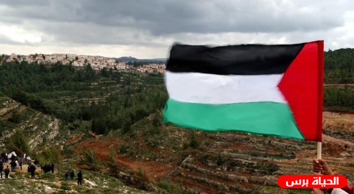 مواطنون يعتصمون فوق جبل العرمة جنوب نابلس