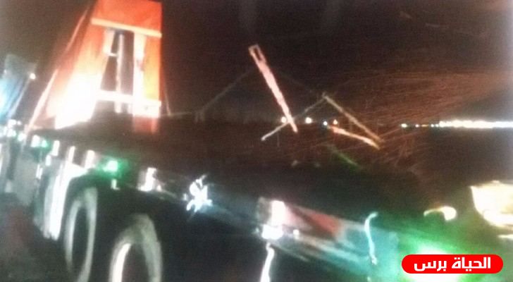 ضبط شاحنة زجاج خام مهرب من مستوطنة أرئيل