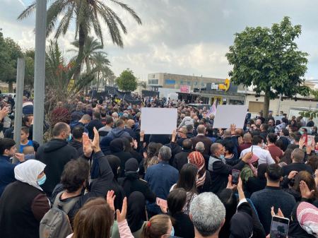 Thousands rally in Tamra against Israeli police complicity in crime wave