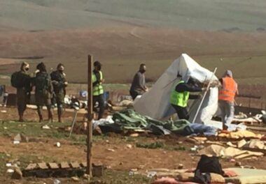Israel's confiscation of tents, bad weather, pandemic compounded vulnerability of Humsa al-Bqaia community - UN