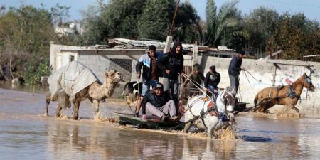 Israel floods Gaza farmland with rainwater, damages crops