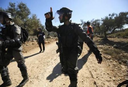 Israeli forces crackdown on anti-settlement protest east of Nablus