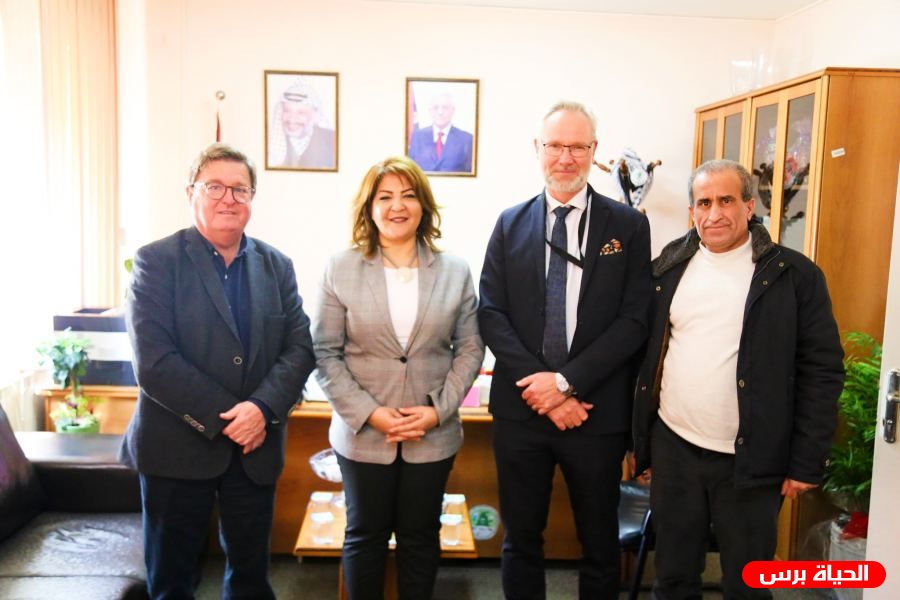 التميمي تبحث مع القنصل العام وقنصل التعاون السويديين سبل التعاون المشترك