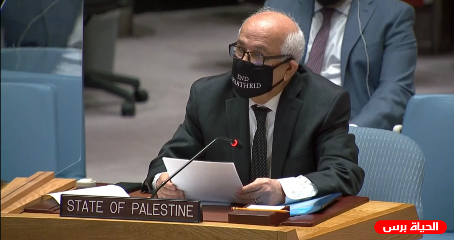 منصور لمجلس الأمن : الإدانات وحدها لا تكفي لردع إسرائيل