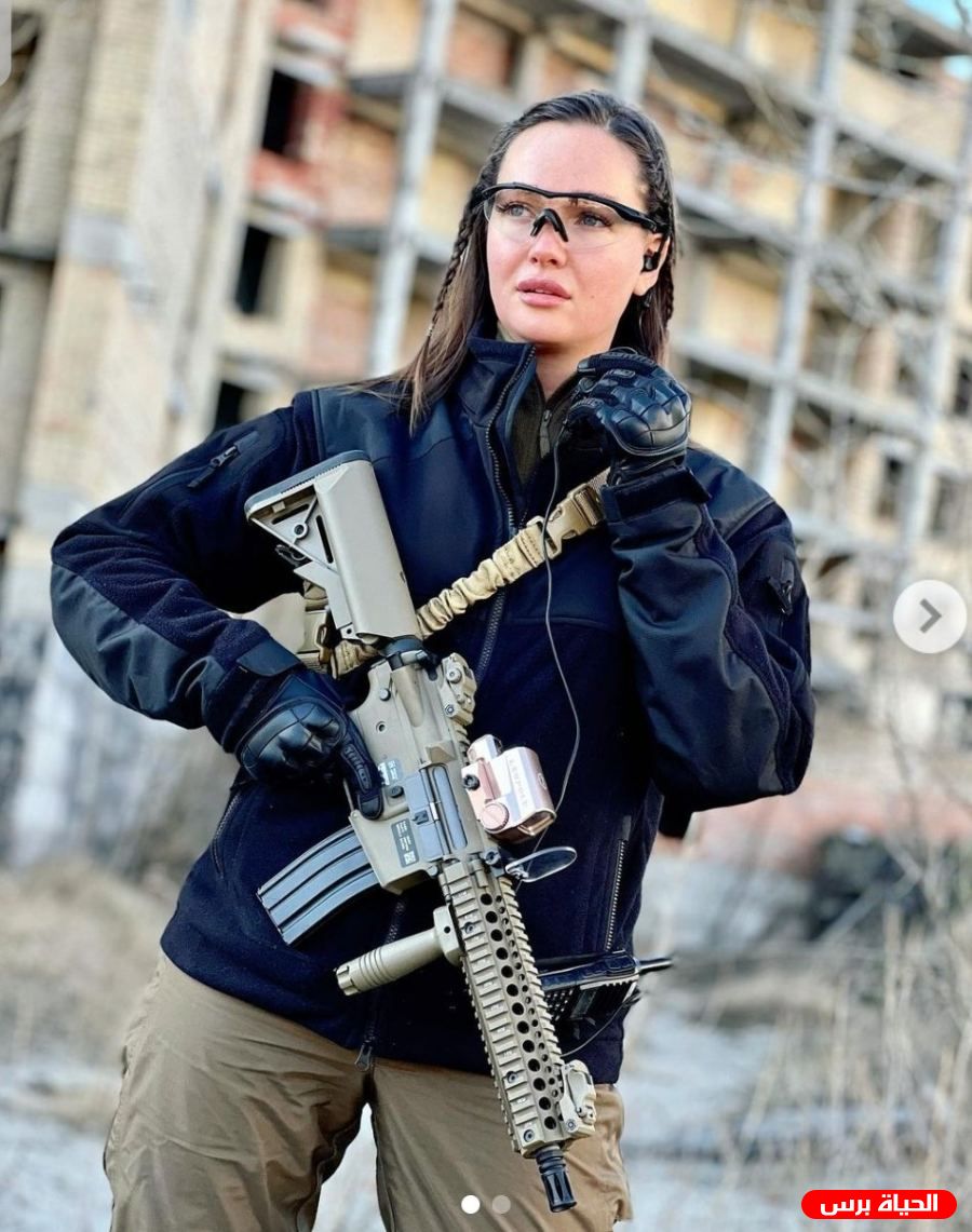 أناستاسيا لينا .. ملكة جمال اوكرانيا تعلن انضمامها للجيش لمقاومة الغزو الروسي