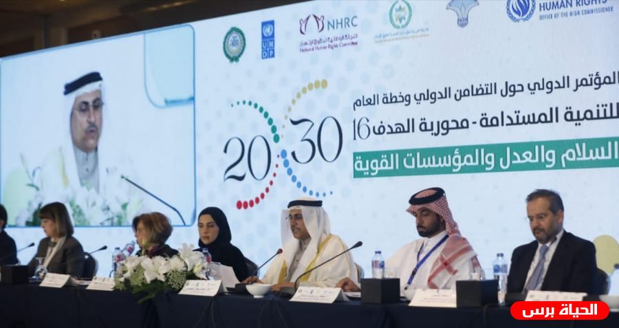 رئيس البرلمان العربي يدعو إلى مؤشرات مشتركة لقياس التنمية المستدامة وحقوق الإنسان معا  