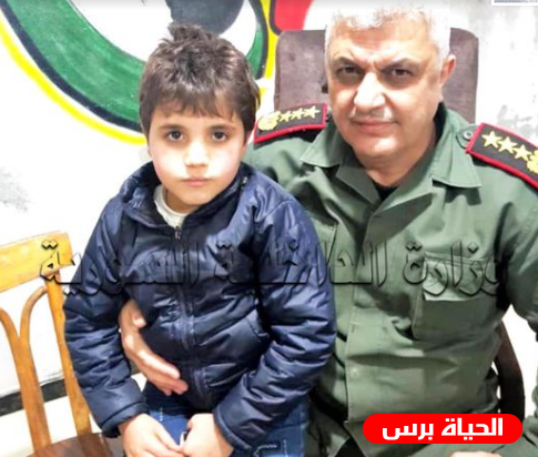 سوريا: انقاذ الطفل فواز القطيفان بعد ثلاثة أشهر من الإختطاف
