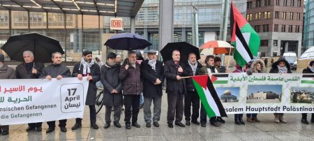 تنظيم وقفة مناصرة للأسرى في برلين