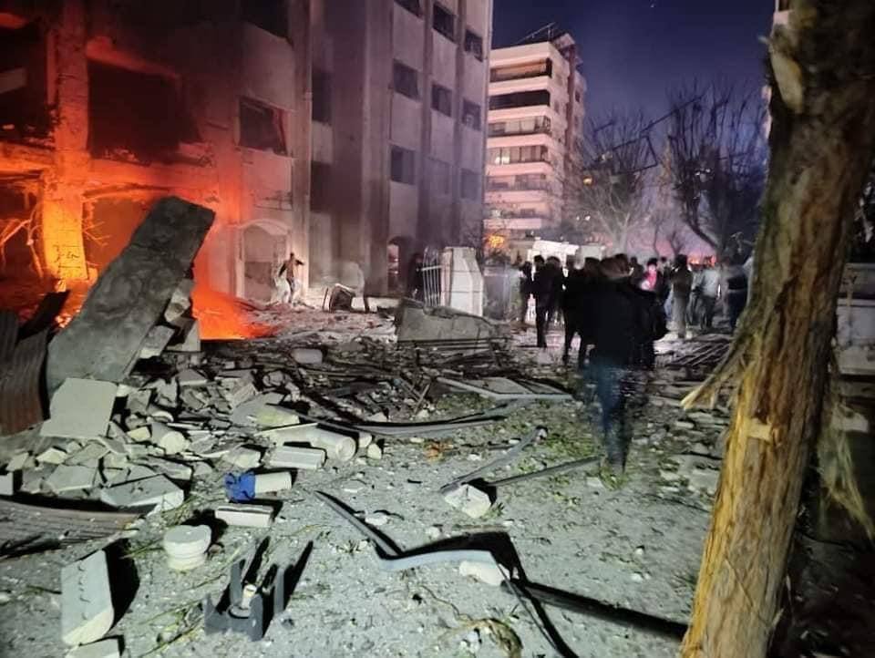 سوريا: عدد من الشهداء والجرحى بقصف اسرائيلي على دمشق