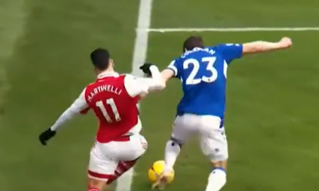 فيديو فوز ايفرتون على أرسنال