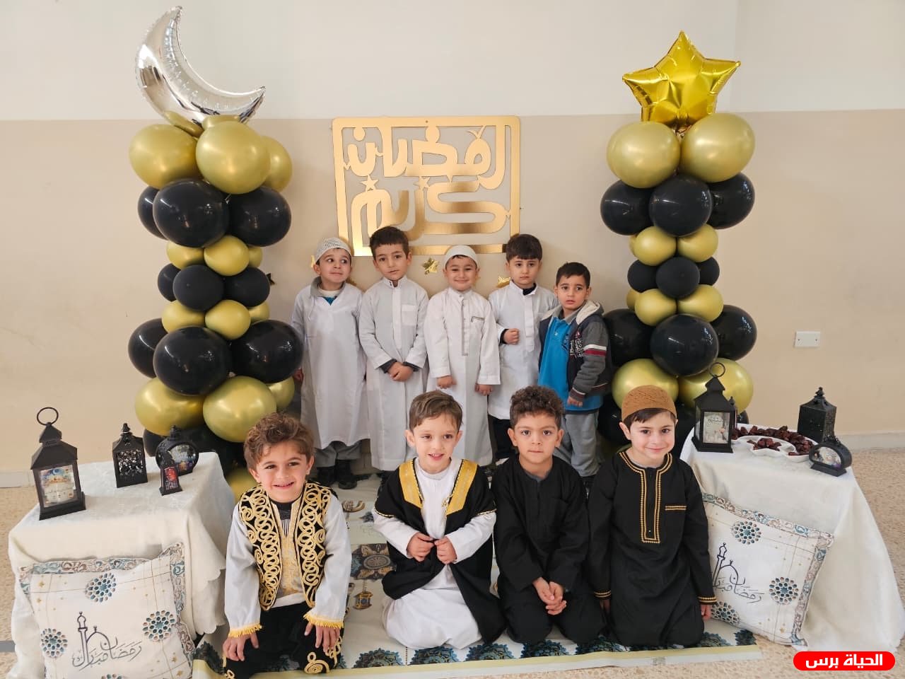 حين أضاءت قلوبُ الصغار هلالَ رمضان… متوسطة الشهيد معروف سعد الرسمية ترسم لوحةً من الفرح والإيمان