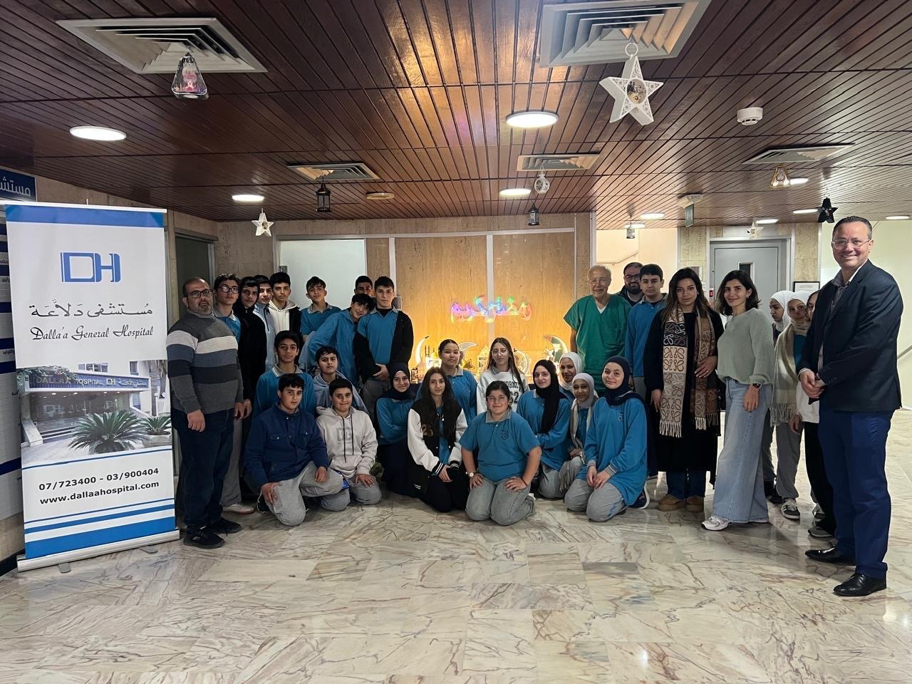 زيارة علمية لطلاب متوسطة معروف سعد إلى مستشفى دلاعة: تجربة تعليمية بين أروقة العمل الطبي