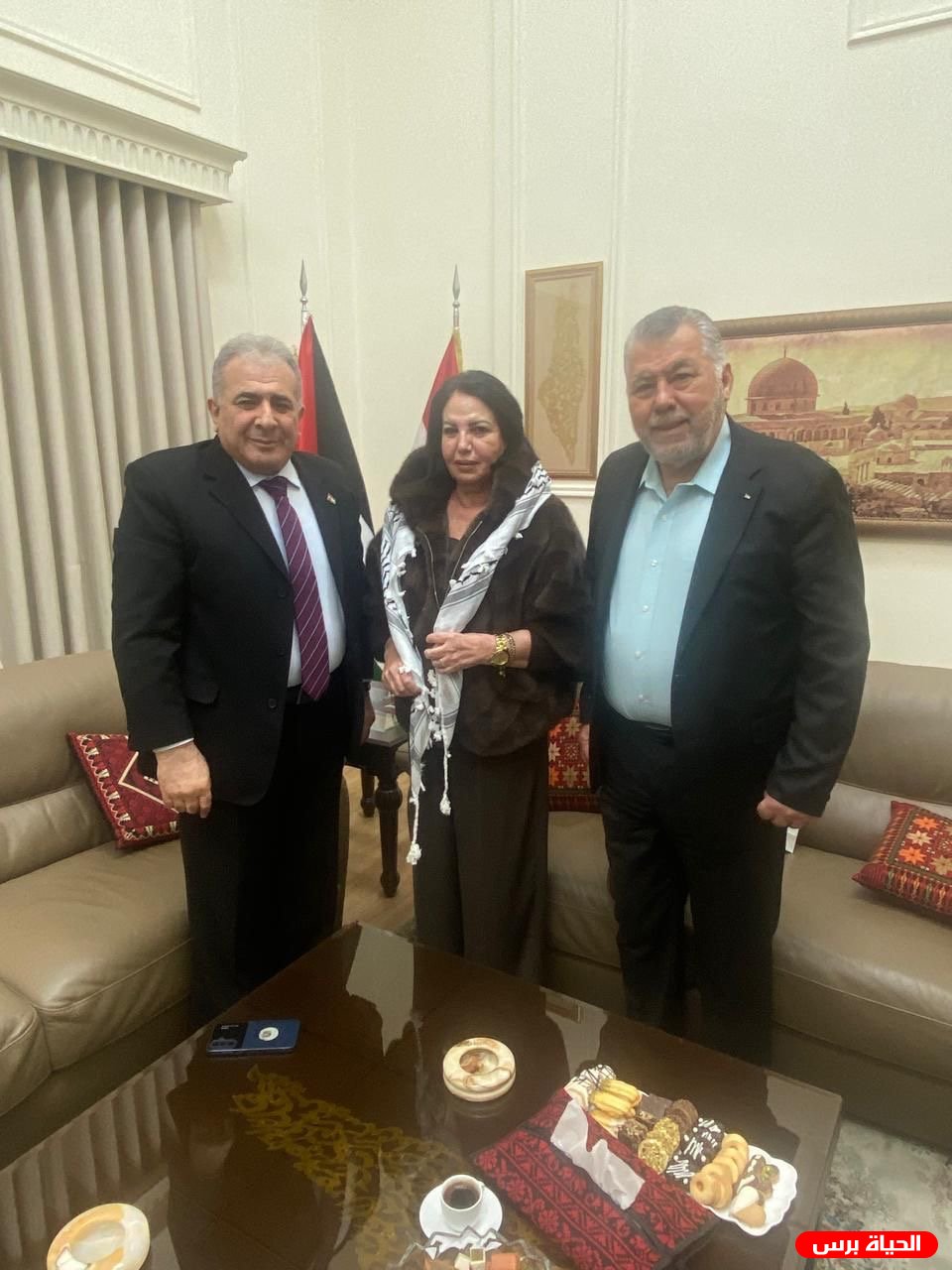 السفير الفلسطيني الدكتور محمد الأسعد يستقبل نجلاء سعد: تأكيد على استمرار نهج التضامن والوفاء