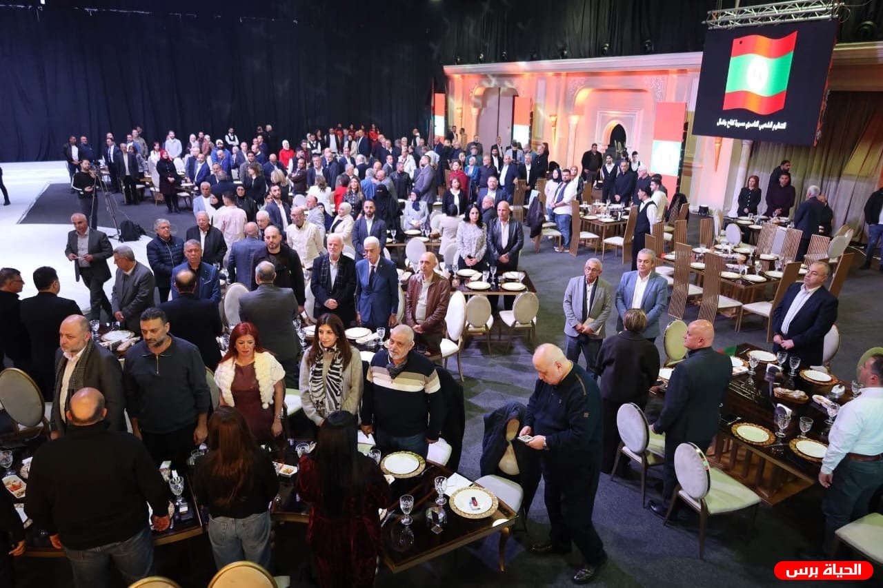 التنظيم الشعبي الناصري يقيم عشاءه السنوي بحضور رسمي وشعبي واسع