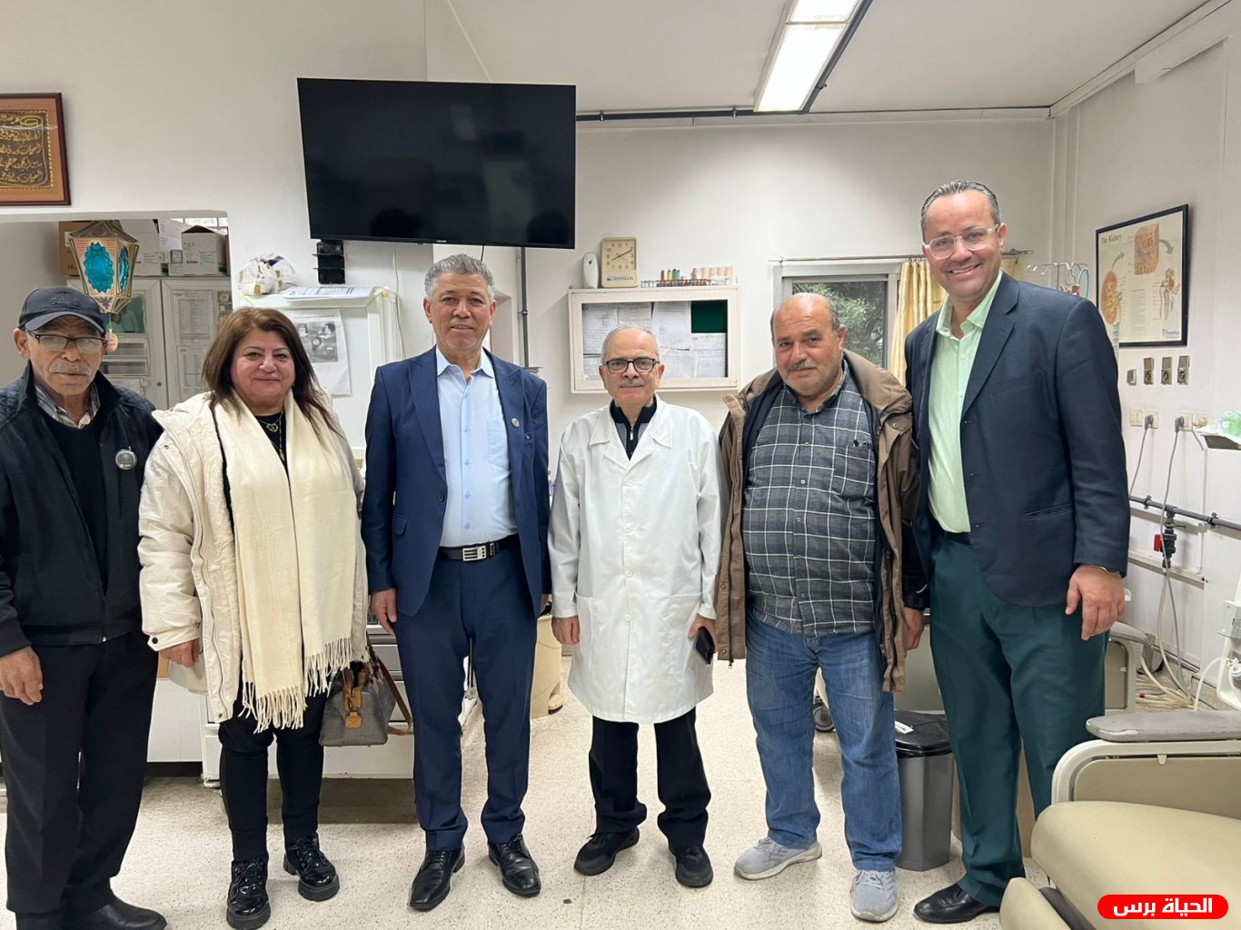 وفد اتحاد نقابات عمال فلسطين – فرع لبنان يزور إدارة مستشفى دلاعة