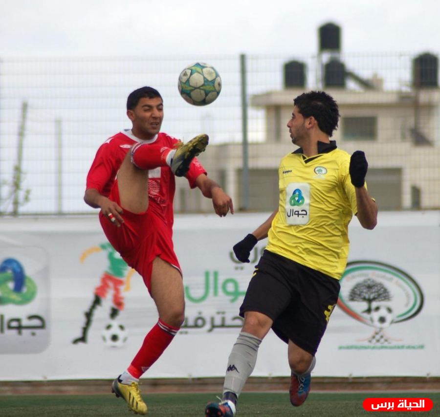 المكبر وشباب الخليل يحتكمان للتعادل الإيجابي
