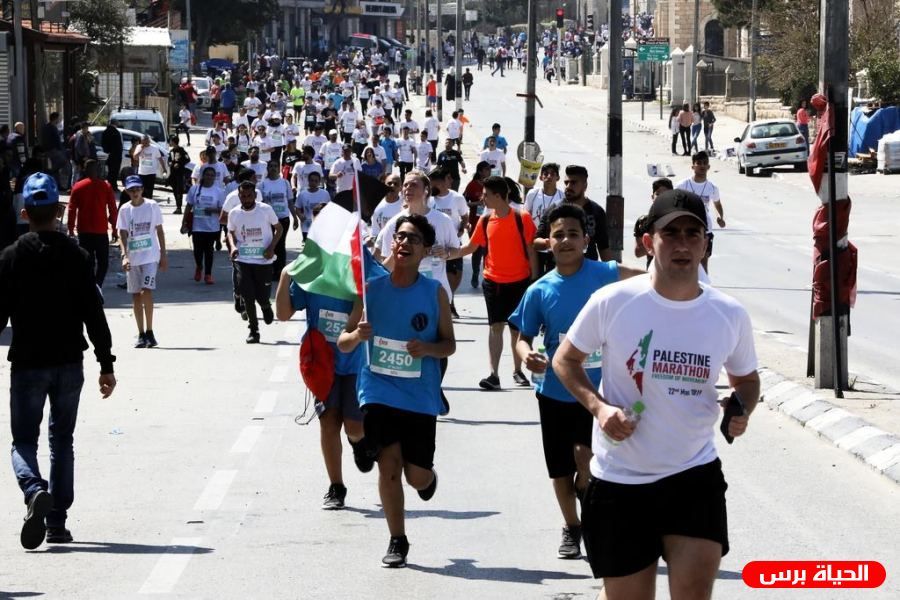 الفرنسي جولون والأوكرانية ستارهو يفوزان بماراثون فلسطين الدولي السابع