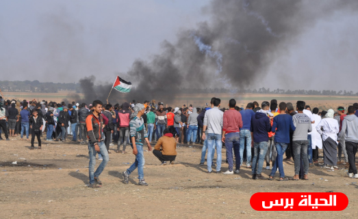إصابات بقمع الاحتلال مسيرات سلمية شرق قطاع غزة