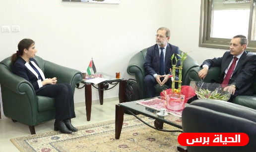 عوض تبحث مع رئيس الاحصاء البلغاري سبل تعزيز التعاون