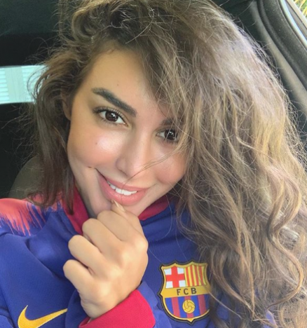 ياسمين صبري تكشف قصتها مع برشلونة