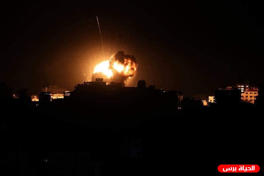 قصف مكتب هنية في غزة