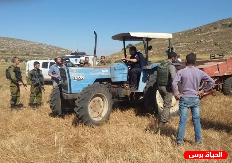 الاحتلال يستولي على حفارين جنوب الخليل