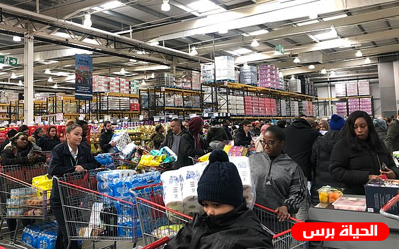 شراء الذعر يجتاح بريطانيا ورفوف المحلات بلا بضائع
