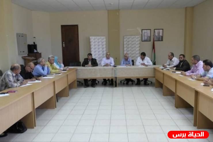 مؤسسات وفعاليات طوباس تبحث سبل تنفيذ خطة الطوارئ